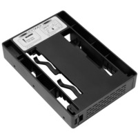 Icy Dock EZConvert Lite MB882SP-1S-3B DUAL, Einbaurahmen schwarz, Set aus 2x 2,5" zu 3,5" SATA/SAS SSD/HDD Konverter