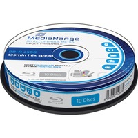 4260057126689 - Inkjet Fullsurface-Printable - 10 x BD-R - 25 GB 6x - weià - mit Tintenstrahldrucker bedruckbare Oberfläche - Spindel 4260057126689 - Inkjet Fullsurface-Printable - 10 x BD-R - 25 GB 6x - weià - mit Tintenstrahldrucker bedruckbare Oberfläche - Spindel