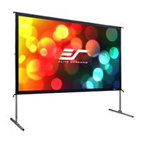 EliteScreens Yard Master 2, Stativleinwand schwarz, 120", 16:9, Outdoor, CineWhite