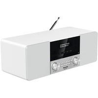 DIGITRADIO 3 weiß, DAB, UKW, Bluetooth Tuner: RDS, DAB, DAB+ Netzwerk: Bluetooth Eingänge: 1x 3,5-mm-Klinke, 1x Antenne (FM)