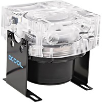 Alphacool VPP655 PWM - G1/4 IG, Pumpe transparent/schwarz, inkl. Eisdecke D5 - Acryl V.3