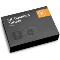 EKWB EK-Quantum Torque 6-Pack STC 10/16 - Black, Verbindung schwarz, 6er Pack