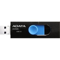 UV320 64 GB, USB-Stick schwarz/blau, USB-A 3.2 Gen 1 Kapazität: 64 GB Anschluss: USB-A 3.2 Gen 1 (5 Gbit/s) Funktionen: Slider