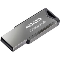 ADATA UV350 64 GB, USB-Stick silber, USB-A 3.2 Gen 1, Retail