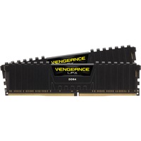 Corsair DIMM 32 GB DDR4-2133 (2x 16 GB) Dual-Kit, Arbeitsspeicher schwarz, CMK32GX4M2A2133C13, Vengeance LPX, INTEL XMP