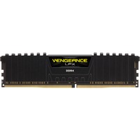 Corsair DIMM 8 GB DDR4-2666  , Arbeitsspeicher schwarz, CMK8GX4M1A2666C16, Vengeance LPX, INTEL XMP