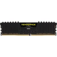 Corsair DIMM 8 GB DDR4-3000 , Arbeitsspeicher schwarz, CMK8GX4M1D3000C16, Vengeance LPX, INTEL XMP