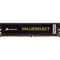 Corsair ValueSelect DIMM 8 GB DDR4-2400  , Arbeitsspeicher schwarz, CMV8GX4M1A2400C16, Value Select