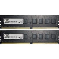 G.Skill DIMM 16 GB DDR4-2400 (2x 8 GB) Dual-Kit, Arbeitsspeicher schwarz, F4-2400C15D-16GNT, Value, INTEL XMP