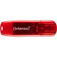 Intenso Rainbow Line 128 GB, USB-Stick rot, USB 2.0