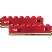 Mushkin DIMM 32 GB DDR4-2800 (2x 16 GB) Dual-Kit, Arbeitsspeicher rot, MRA4U280HHHH16GX2, Redline
