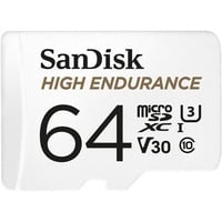 SanDisk 64GB High Endurance, Speicherkarte weiß, UHS-I U3, Class 10, V30