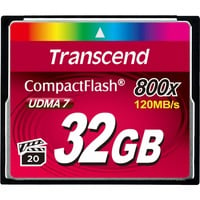 Transcend CompactFlash 800 32 GB, Speicherkarte UDMA 7