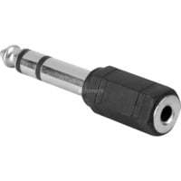 goobay Adapter 3,5mm -> 6,3mm schwarz/silber, Bulk