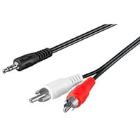 goobay Audiokabel 3,5mm > StereoCinch schwarz, 1,5 Meter