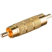 goobay Cinch Adapter Stecker > Stecker gold