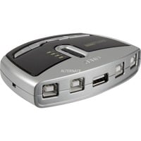ATEN USB Peripheral Switch US-421, USB-Hub silber/schwarz, Retail