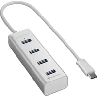 4-Port USB 3.0 Aluminium Hub Type C, USB-Hub