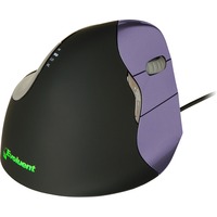 Evoluent Vertical Mouse 4 Klein RH, Maus schwarz/violett