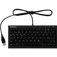 KeySonic ACK-3401, Tastatur schwarz, DE-Layout, X-Typ-Membrane