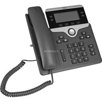 Cisco IP Phone CP-7841, VoIP-Telefon dunkelgrau
