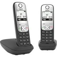 Gigaset A690 Duo, analoges Telefon schwarz, DECT