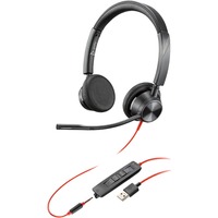 Plantronics Blackwire C3325-M, Headset schwarz, USB-A
