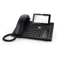 snom D385, VoIP-Telefon schwarz, Bluetooth, PoE