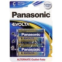 Panasonic EVOLTA Platinum LR14EGE/2BP, Batterie silber