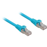 Sharkoon Patchkabel RJ45 Cat.6a SFTP blau, 5 Meter, LSOH (Halogenfrei)