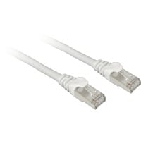 Sharkoon Patchkabel SFTP, RJ-45, mit Cat.7a Rohkabel weiß, 50cm