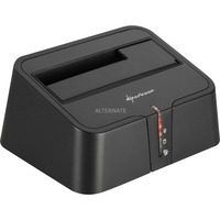 Sharkoon SATA QuickPort XT, Dockingstation schwarz, mit Netzteil, Retail