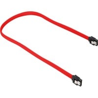 Sharkoon Sata III Kabel sleeve rot, 45 cm