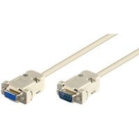 Verlängerungskabel Seriell 9polig Stecker/Buchse grau, 5 Meter