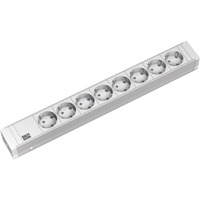 Bachmann 19" IT PDU Steckdosenleiste Basic 8-fach, 1,5HE weiß, 2 Meter