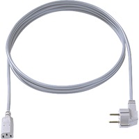 Bachmann Kaltgeräte-Kabel 353.975 grau, 3 Meter