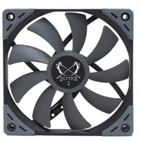 Scythe Kaze Flex Slim PWM 1800rpm, Gehäuselüfter grau, Slim-Version