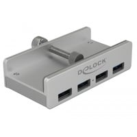 Externer USB 3.0 4 Port Hub mit Feststellschraube, USB-Hub