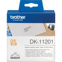 Brother Adressetiketten DK-11201, Schriftband 400 Etiketten, 29x90 mm