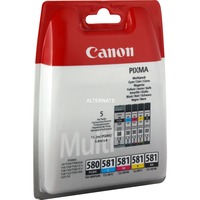Canon Tinte Multipack PGI-580/CLI-581 BK/C/M/Y 
