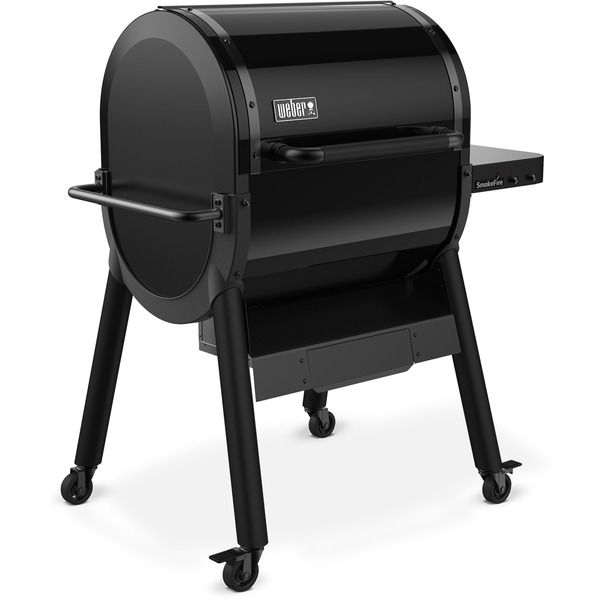Weber Pelletgrill SmokeFire EPX4 STEALTH Edition schwarz 45 x 61cm mit CRAFTED Basis Rahmen