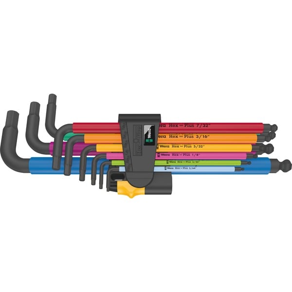 Wera 950/9 Hex-Plus Multicolour Imperial 2 Winkelschlüssel-Satz 