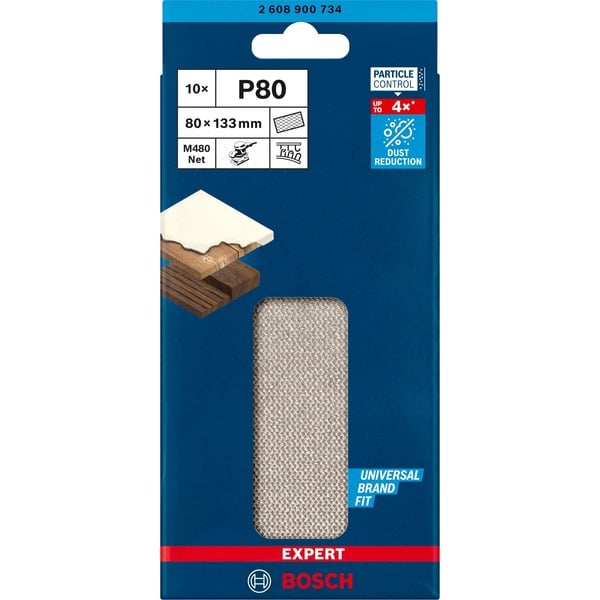 Bosch Professional Expert M480 Netzstruktur-Schleifblatt 80 x 