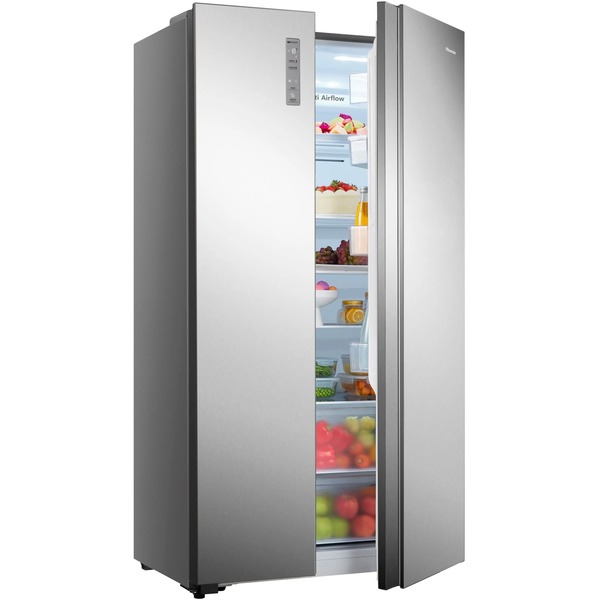 Hisense RS677N4ACC, SidebySide edelstahl