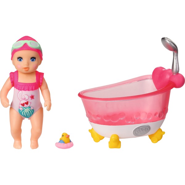 ZAPF Creation BABY born Minis Playset Badewanne mit Amy Spielfigur