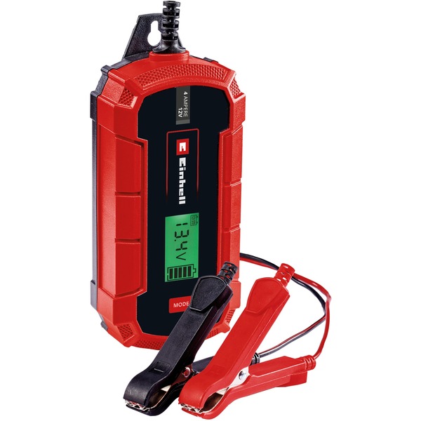 Einhell Akku Ladegerät Leuchtet Rot Grün Einhell Autobatterie-Ladegerät CE-BC 4 M rot/schwarz