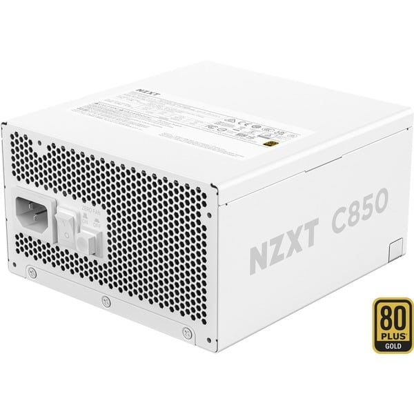 NZXT C850 GOLD ATX電源ユニット NZXT C850 Gold ATX 3.1, PC-Netzteil weiß, 1x 16-Pin Grafikkarten