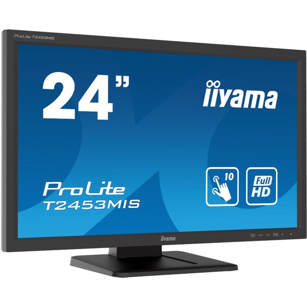 iiyama T2453MIS-B1 LED-Monitor (60 cm(24 Zoll) schwarz FullHD Touchscreen VA)