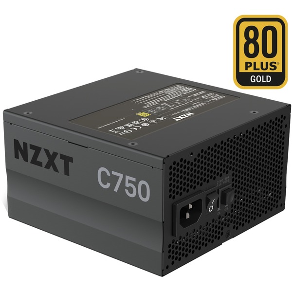 NZXT C750 80+ Gold 750W, PC-Netzteil schwarz, 6x PCIe, Kabel 