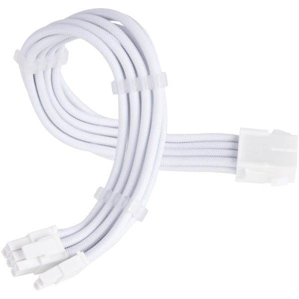 Cable PCIe 8-pin (6+2) Para Fuente Modular SilverStone - 55 Cm, Funda Negra, Mejora La Estética Del PC